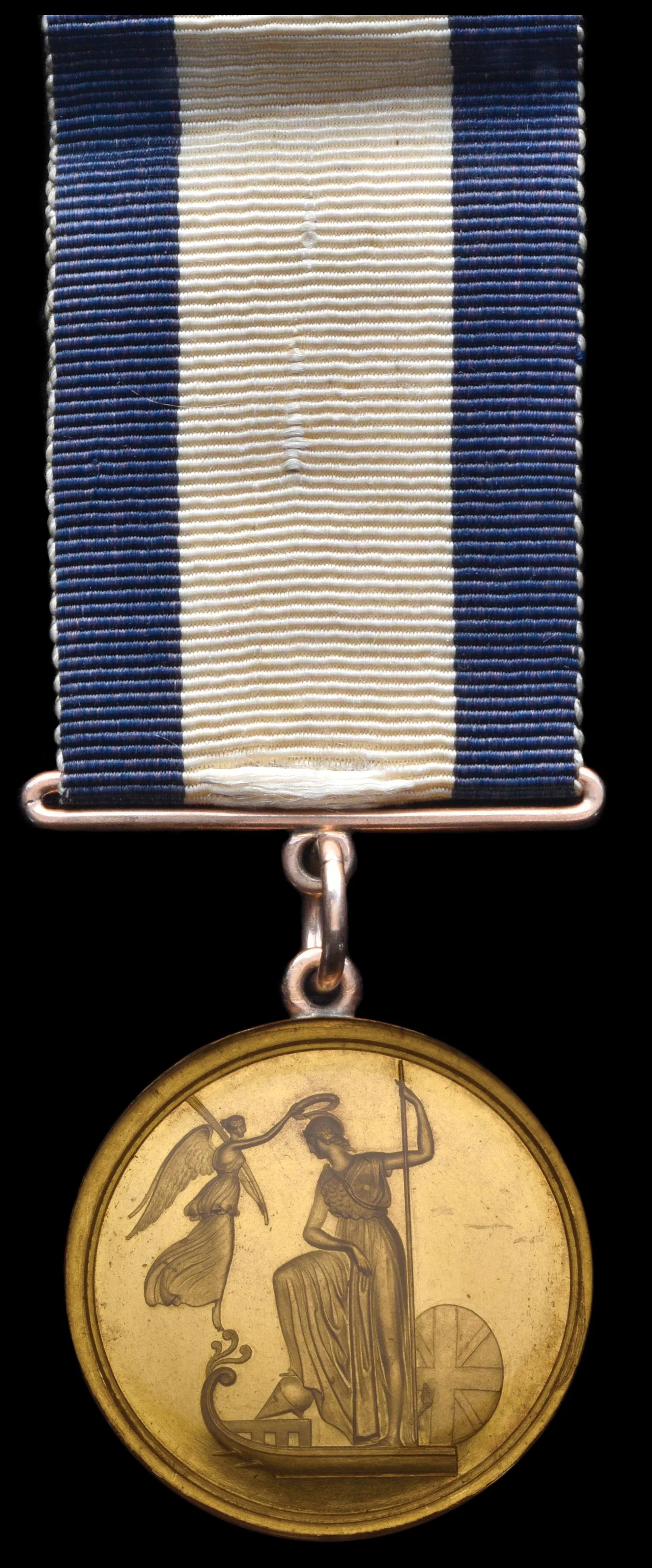 Captain Hoste's Naval Gold Medal - Obverse