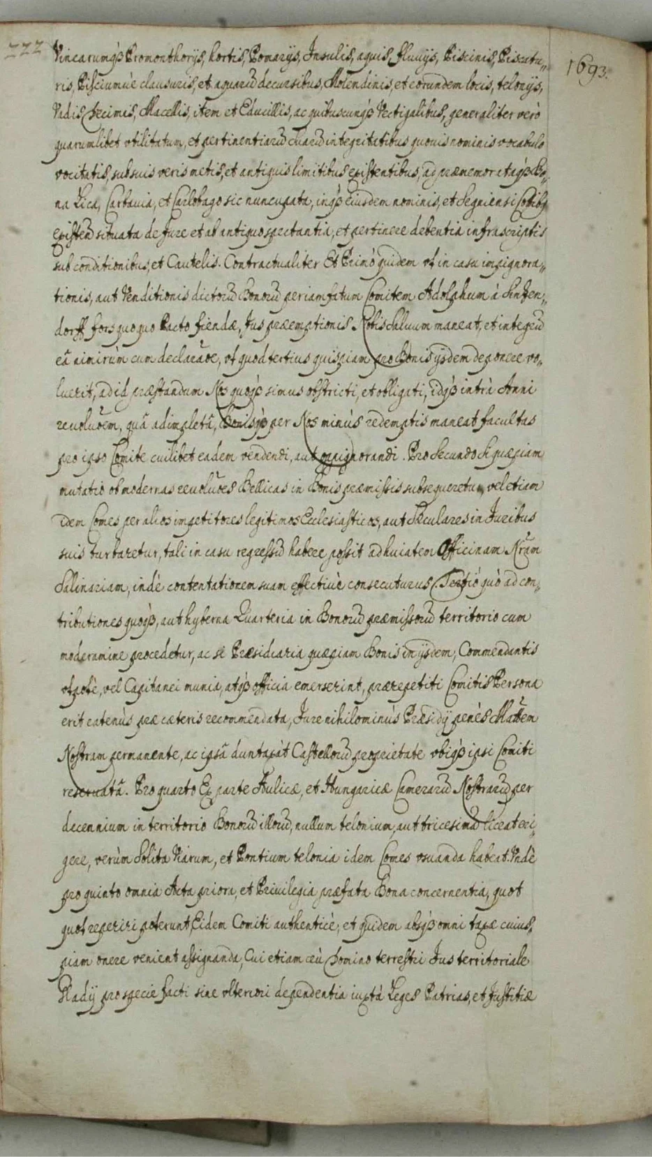 Isprava Leopolda I. iz 1693. – stranica 2