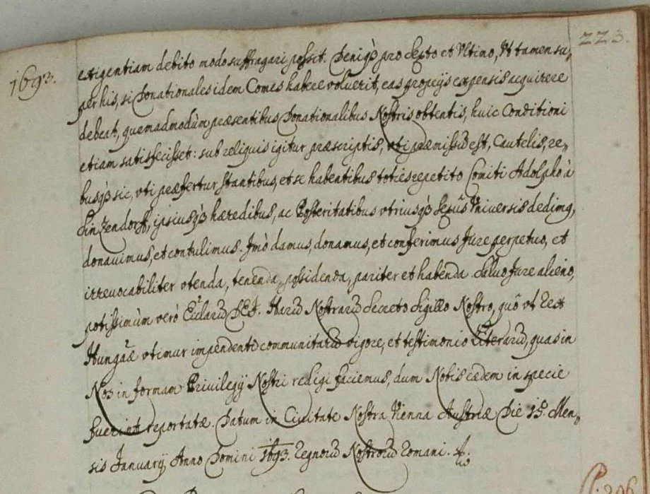 Isprava Leopolda I. iz 1693. – stranica 4
