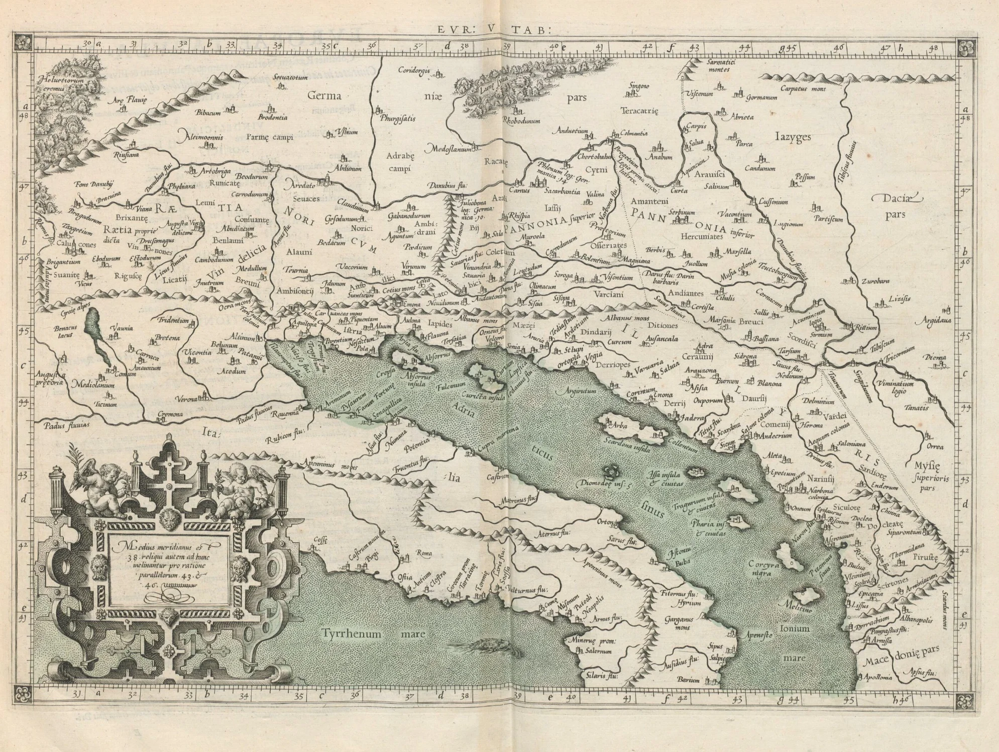 Ancient map of Vegium