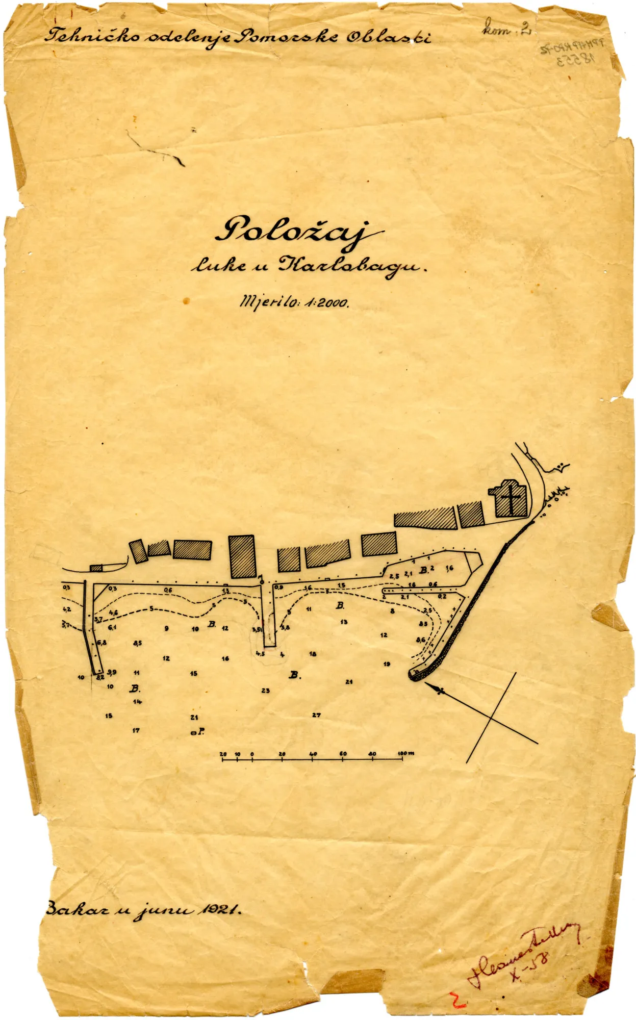 Karlobag Port Plan 9