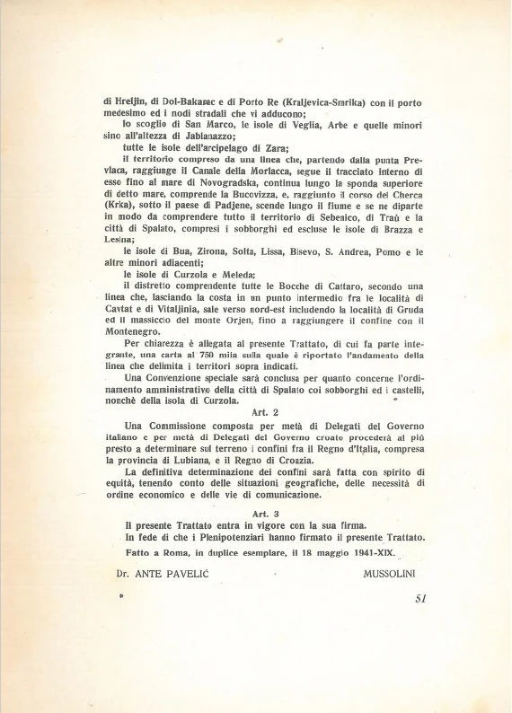 Treaty on the Determination of Borders between the Kingdom of Croatia and the Kingdom of Italy