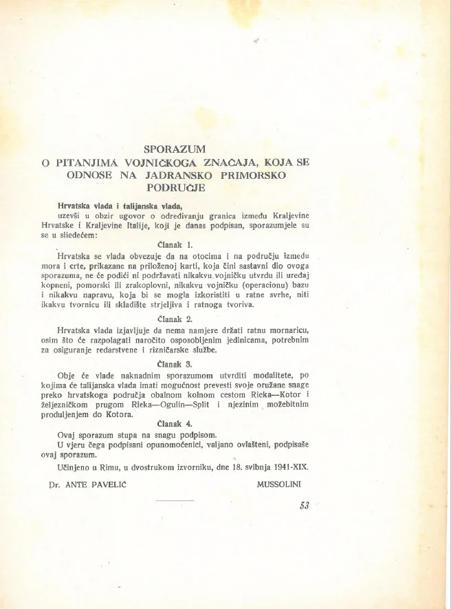 Agreement on Matters of Military Significance